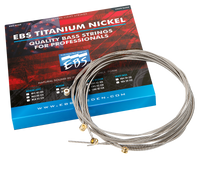 EBS US Titanium Nickel Bass Strings. New!, 4-string set