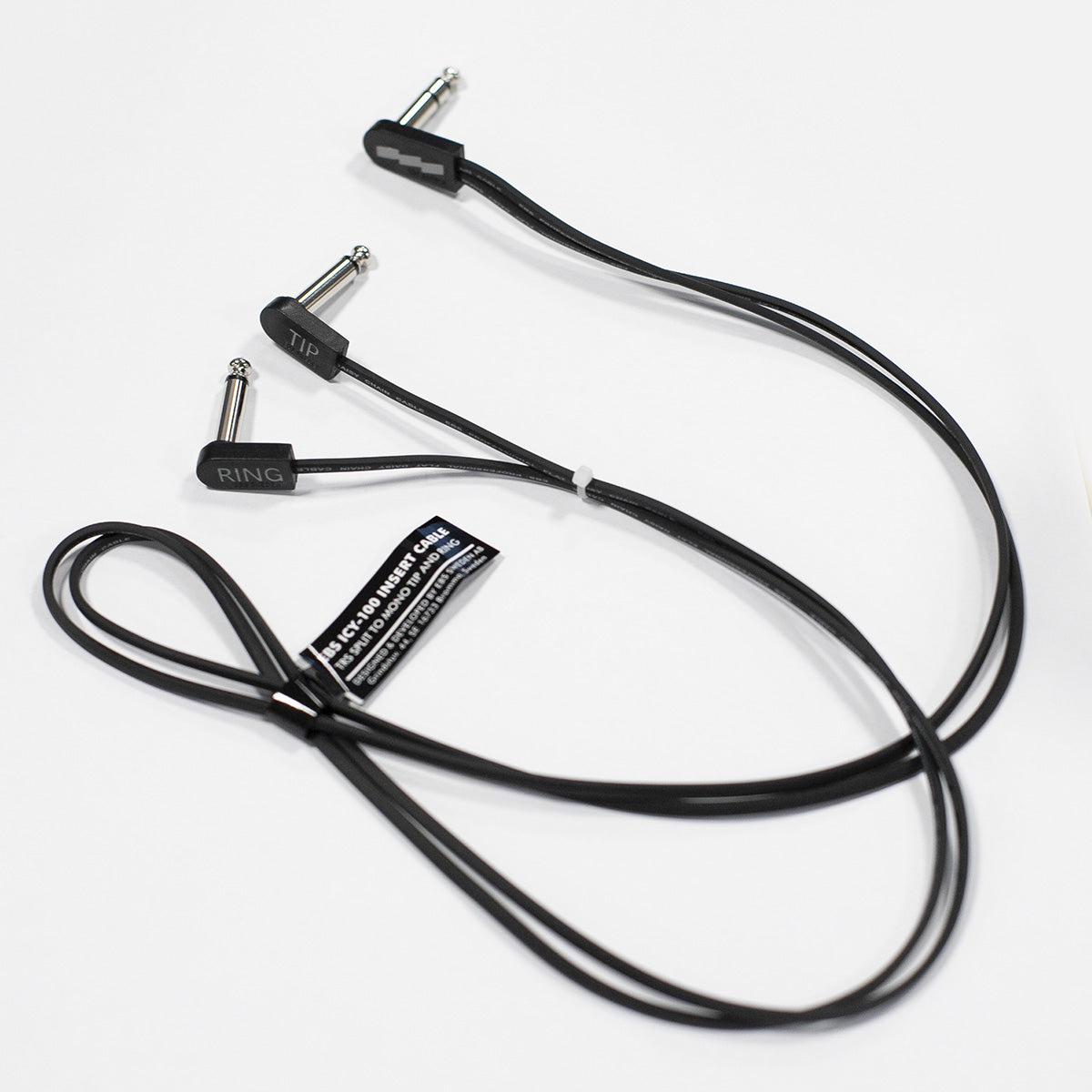 ICY-100. Y-split insert cable, 100 cm. Tip (mono) and Ring