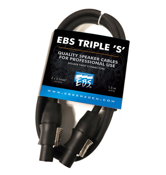 The EBS Triple 'S' Speakon Cable (SSC-1.5)